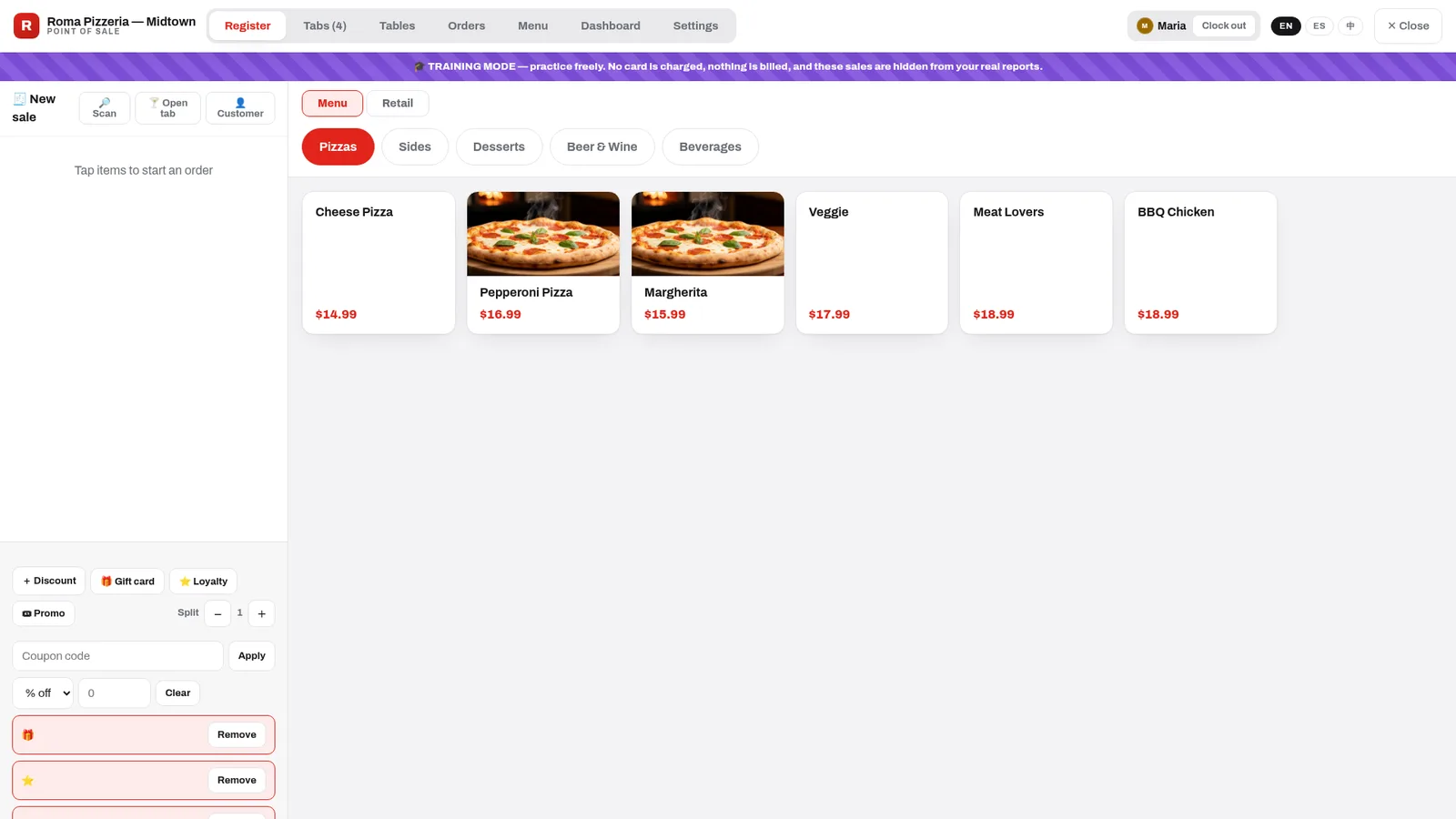 POS register