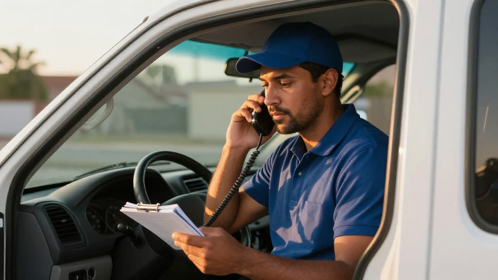 A real Houzz business taking a call while KwickPhone answers
