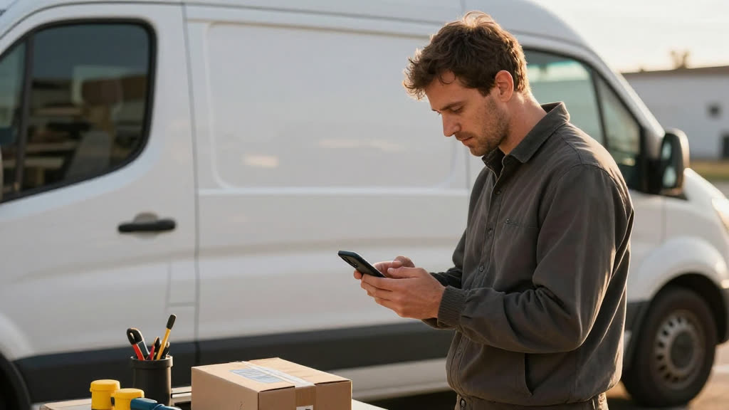 A real HubSpot business taking a call while KwickPhone answers
