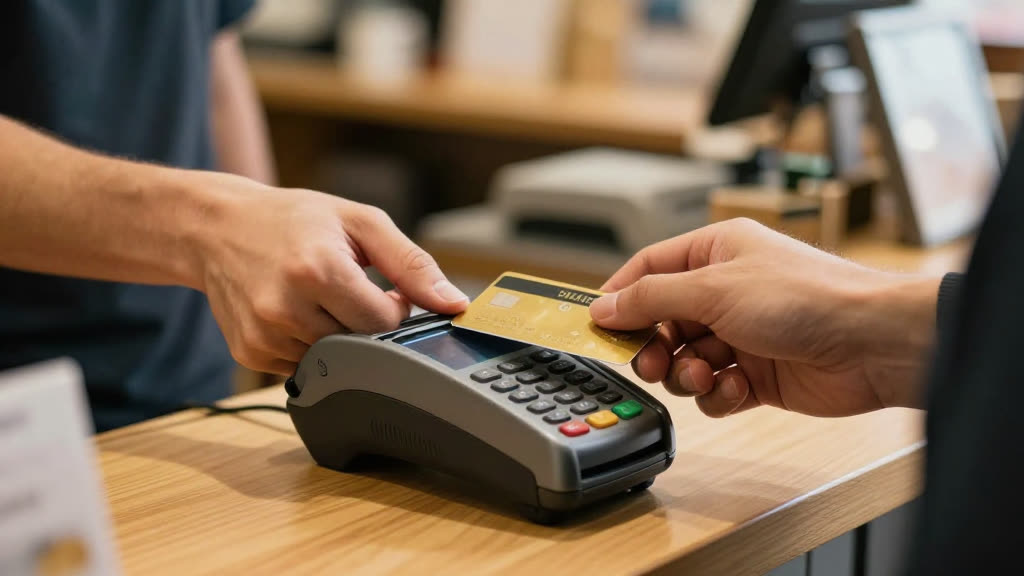 A real ID TECH Augusta business taking a call while KwickPhone answers