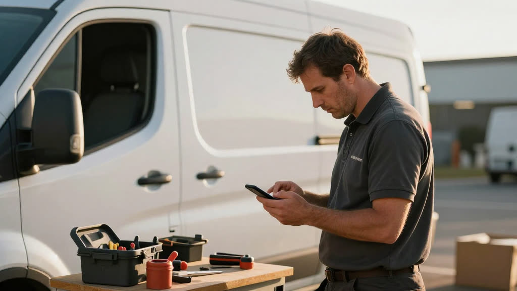 A real RepairShopr business taking a call while KwickPhone answers