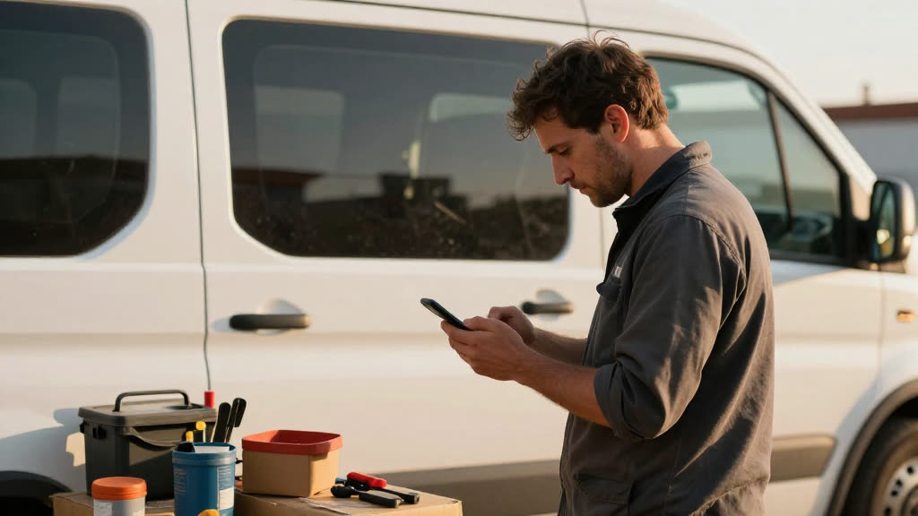 A real Salesforce business taking a call while KwickPhone answers