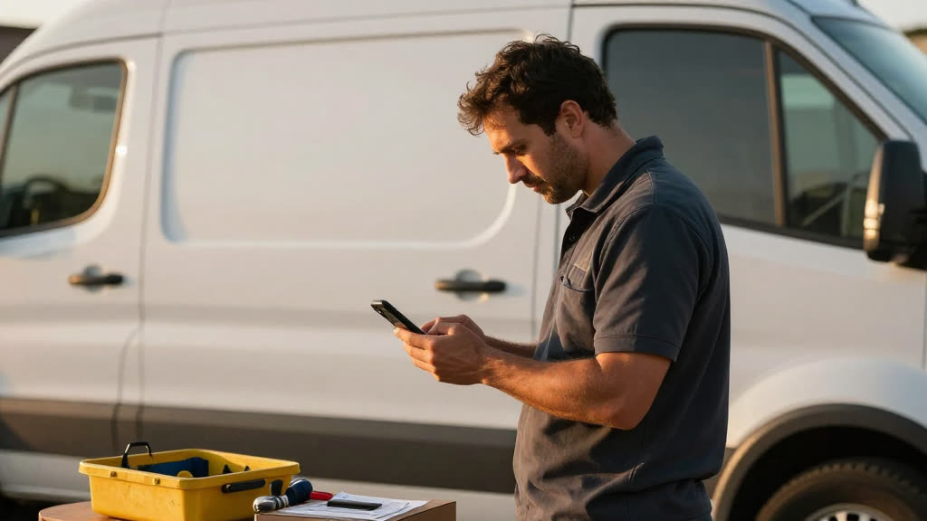 A real Thryv business taking a call while KwickPhone answers