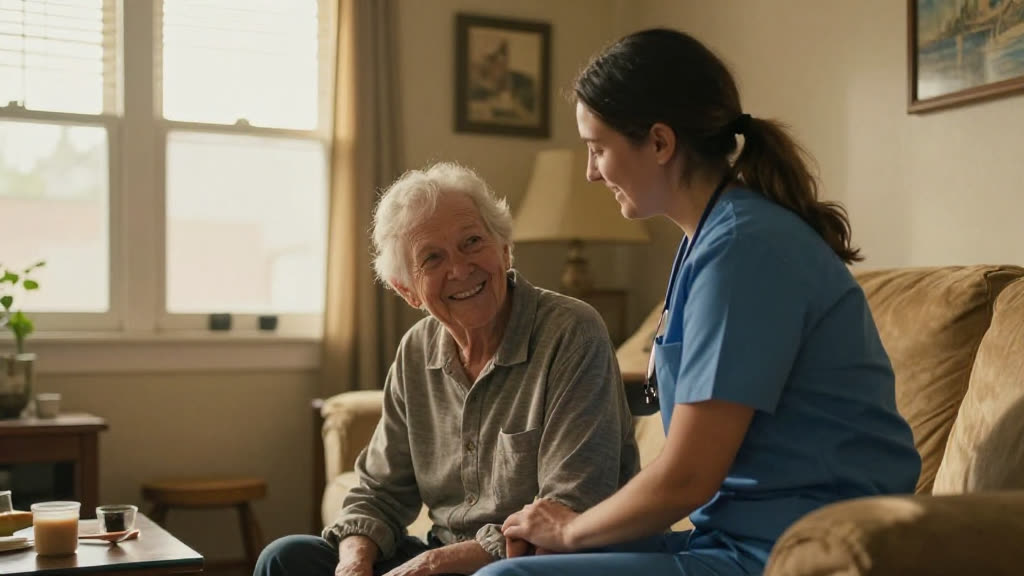 A Home Care Agency at work while the phone rings — KwickPhone answers it