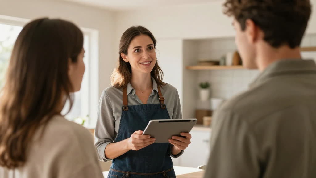 A Real Estate Agent at work while the phone rings — KwickPhone answers it
