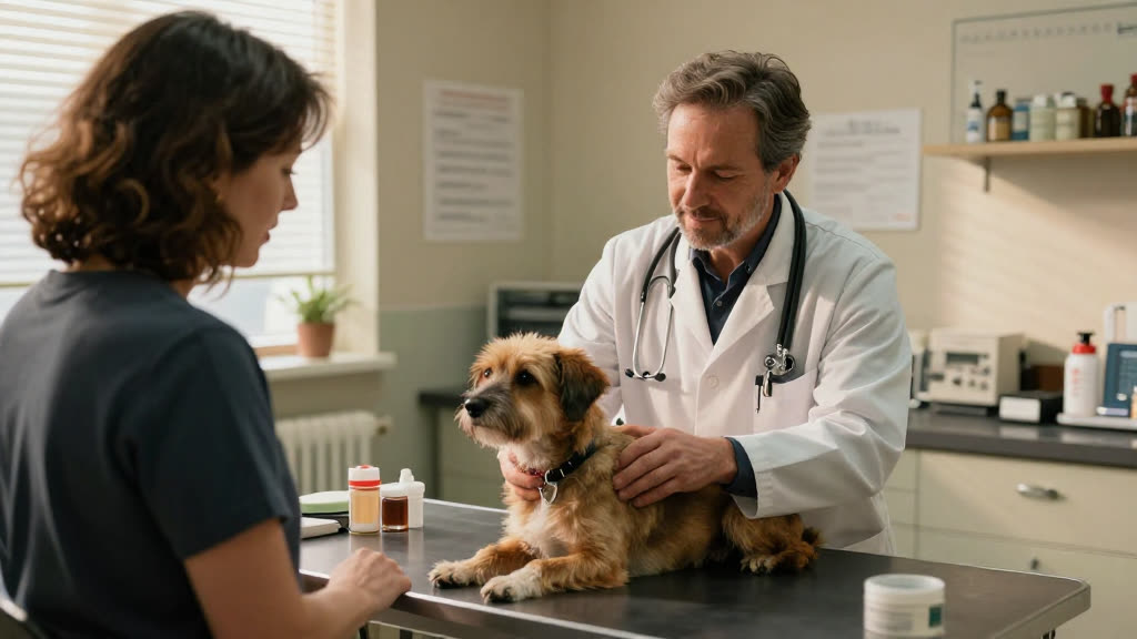 A Veterinary Clinic at work while the phone rings — KwickPhone answers it